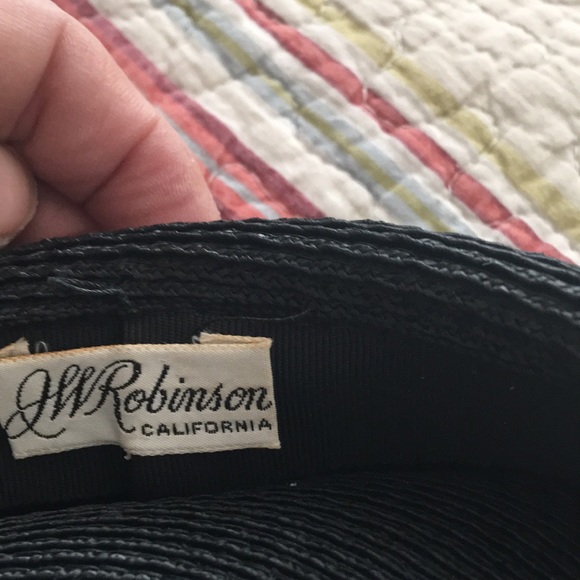 Vintage J W Robinson california hat with daisies - Picture 3 of 3